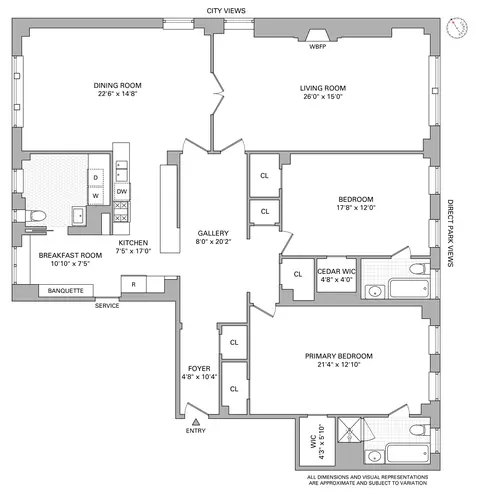 35 Prospect Park W #10A, Brooklyn, NY 11215