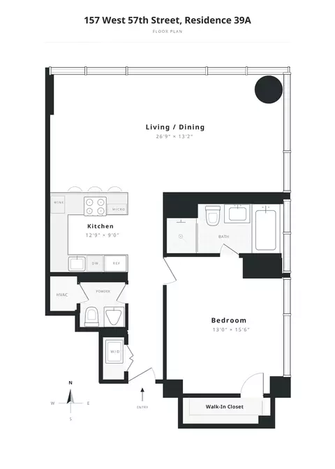 157 W 57th St #39A, New York, NY 10019