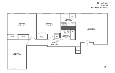 101 Linden St #4E, Brooklyn, NY 11221