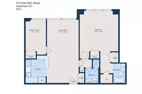 510 E 80th St #2C, New York, NY 10075