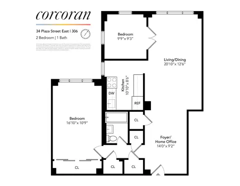 34 Plaza St E #306, Brooklyn, NY 11238