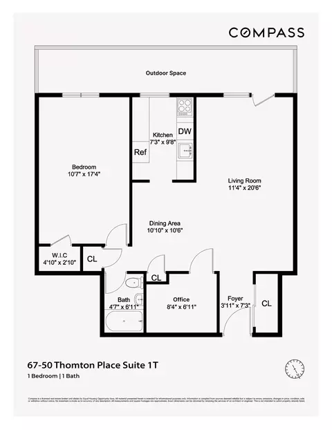 67-50 Thornton Pl #1T, New York City, NY 11375
