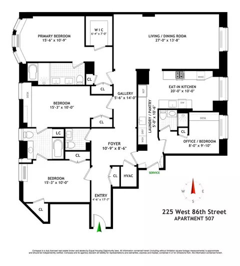 225 W 86th St #507, New York, NY 10024