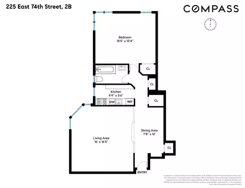 225 E 74th St #2B, New York, NY 10021