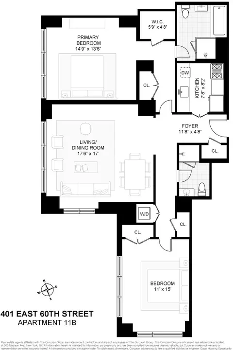 401 E 60th St #11B, New York City, NY 10065