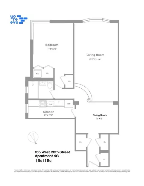 155 W 20th St #4G, New York, NY 10011