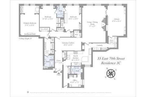 33 E 70th St #3C, New York, NY 10021