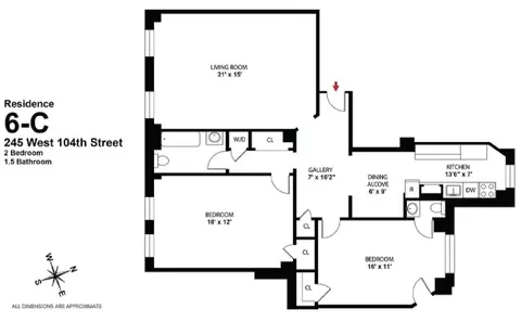 245 W 104th St #6C, New York, NY 10025
