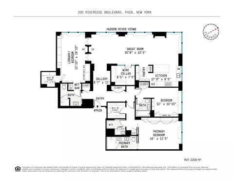 200 Riverside Blvd #PH2B, New York, NY 10069