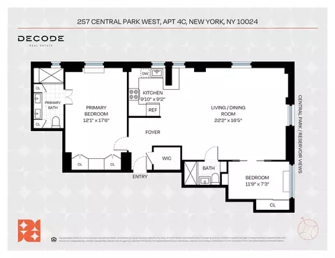 257 Central Park W #4C, New York, NY 10024