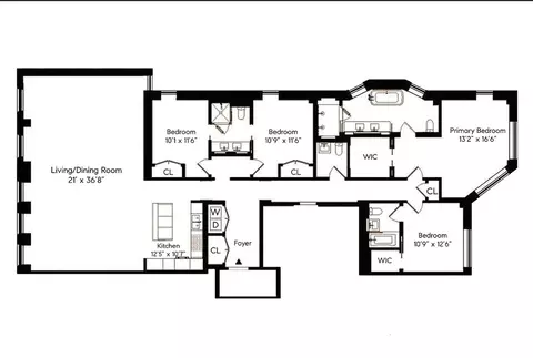 182 W 82nd St #4E, New York, NY 10024