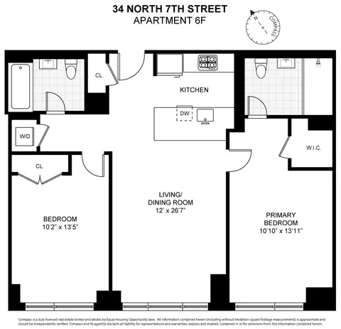 34 N 7th St #6F, Brooklyn, NY 11249