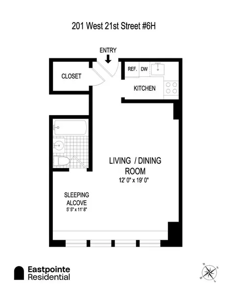 201 W 21st St #6H, New York, NY 10011