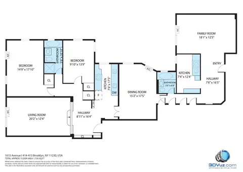 920 E 17th St #414-415, Brooklyn, NY 11230