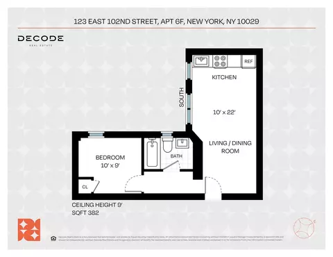 123 E 102nd St #6F, New York, NY 10029