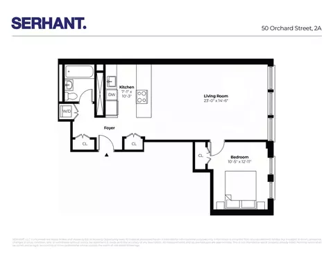 50 Orchard St #2A, New York, NY 10002