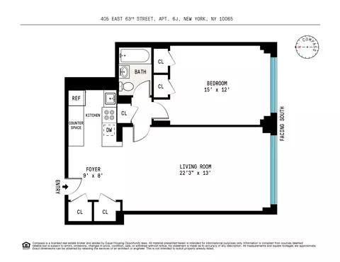 405 E 63rd St #6J, New York, NY 10065