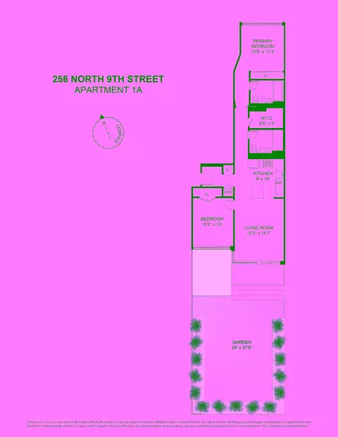 256 N 9th St #1A, Brooklyn, NY 11211