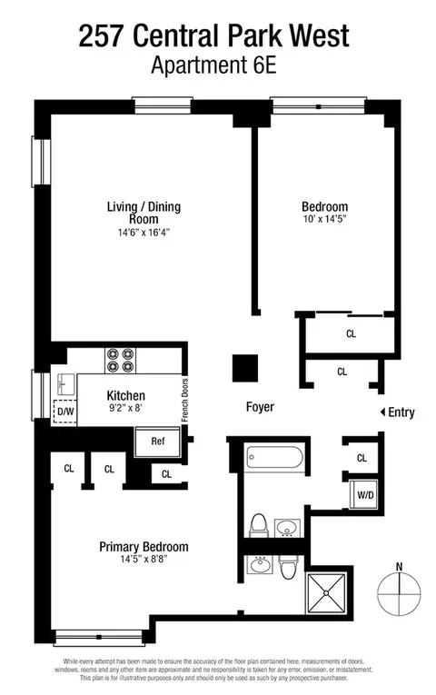 257 Central Park W #6E, New York, NY 10024