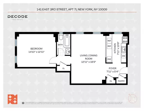 141 E 3rd St #7I, New York, NY 10009