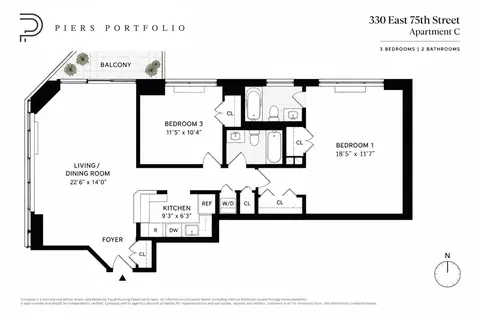 330 E 75th St #8C, New York, NY 10021
