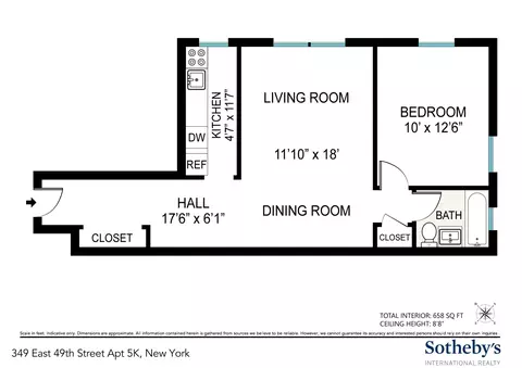 349 E 49th St #5K, New York, NY 10017