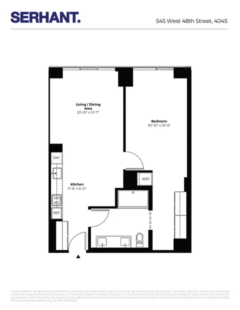 545 W 48th St #404S, New York, NY 10036