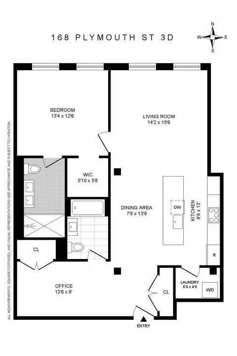 168 Plymouth St #3D, Brooklyn, NY 11201