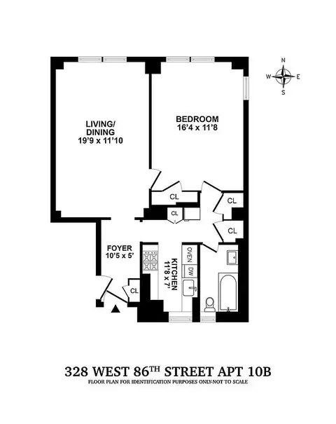 328 W 86th St #10B, New York, NY 10024