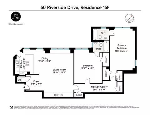 50 Riverside Dr #15F, New York, NY 10024