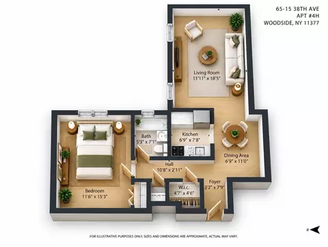 65-15 38th Ave #4H, Woodside, NY 11377