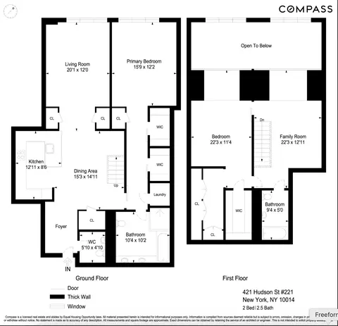 421 Hudson St #221, New York, NY 10014