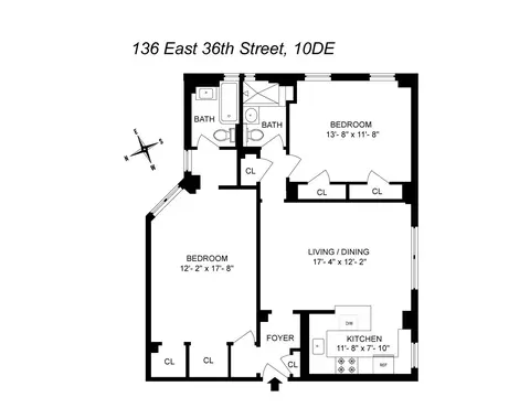 136 E 36th St #10DE, New York, NY 10016