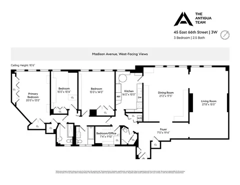 45 E 66th St #3W, New York, NY 10065