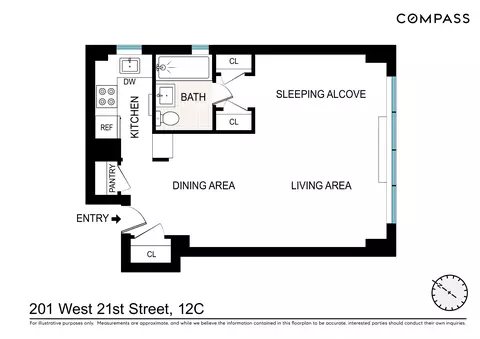 201 W 21st St #12C, New York, NY 10011