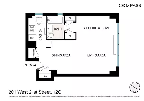 201 W 21st St #12C, New York, NY 10011