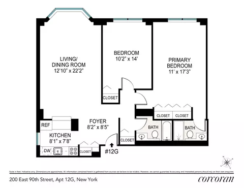 200 E 90th St #12G, New York, NY 10128