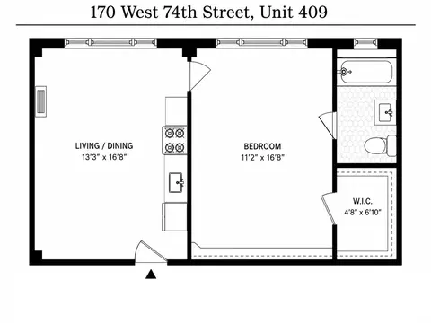 170 W 74th St #409, New York, NY 10023