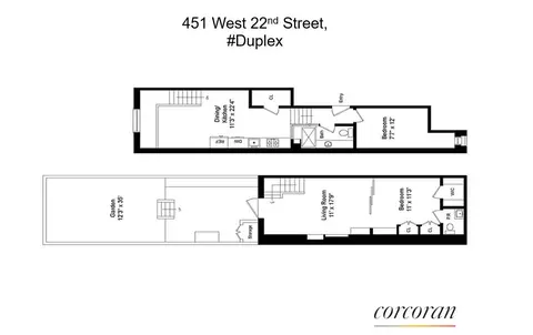 451 W 22nd St #DUPLEX, New York, NY 10011