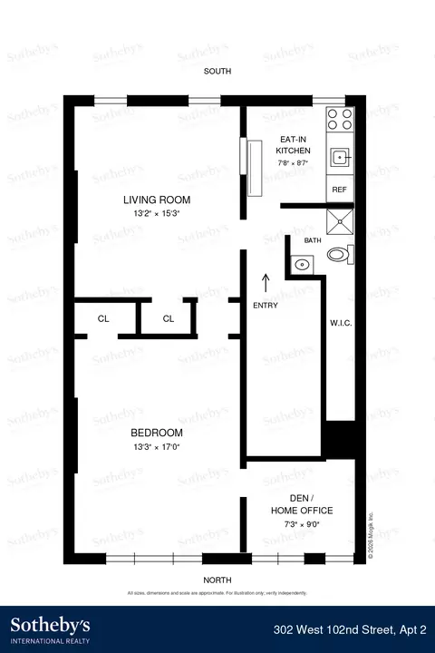 302 W 102nd St #2, New York, NY 10025