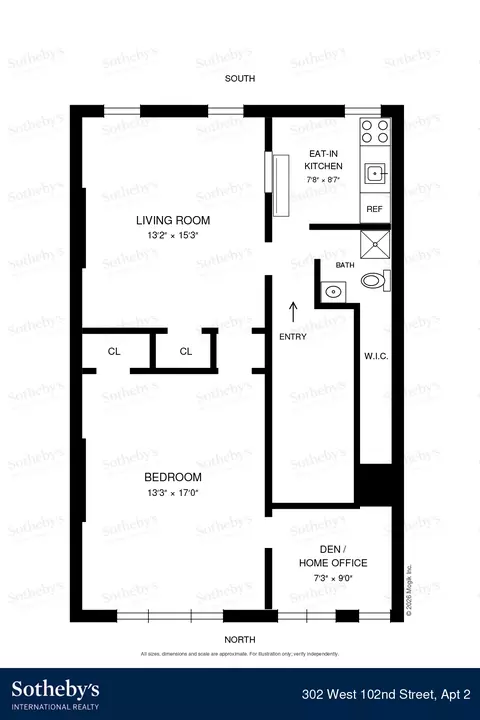 302 W 102nd St #2, New York, NY 10025
