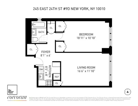 245 E 24th St #9D, New York, NY 10010