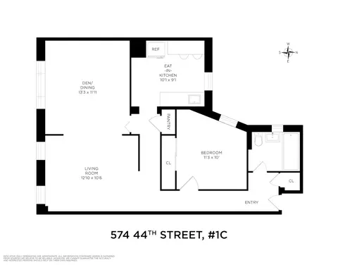 574 44th St #1C, Brooklyn, NY 11220