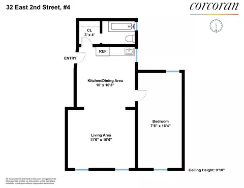 32 2nd Ave #4, New York, NY 10003