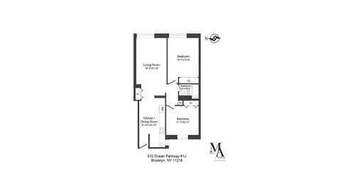510 Ocean Pkwy #1J, Brooklyn, NY 11218