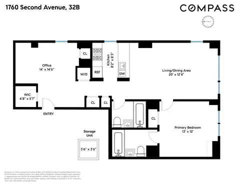 1760 2nd Ave #32B, New York, NY 10128