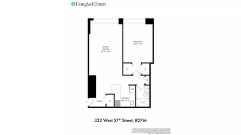 322 W 57th St #27M, New York, NY 10019