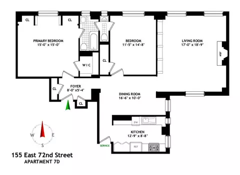 155 E 72nd St #7D, New York, NY 10021