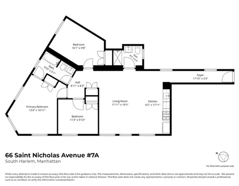 66 St Nicholas Ave #7A, New York, NY 10026