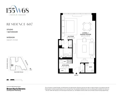 155 W 68th St #607, New York, NY 10023